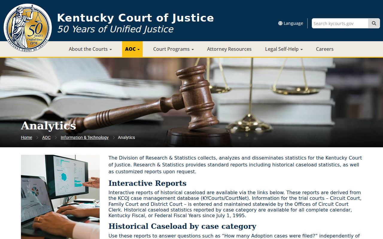 Henry County court case lookup through Kentucky court analytics